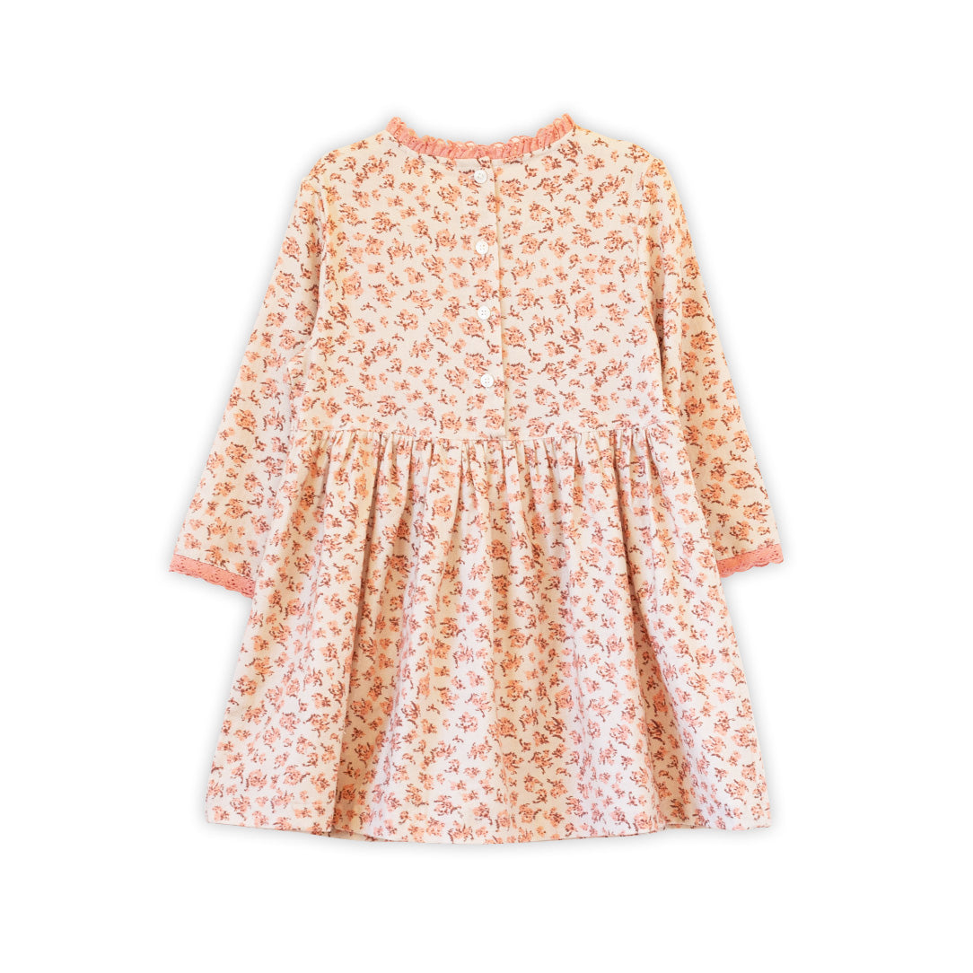 lulu cute dresses Toddler Lulu Dress with Lace Trim