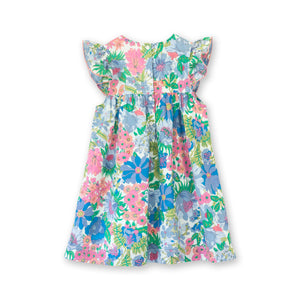 Girls’ Flutter Sleeve Dress | Spring Floral