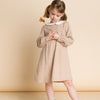 Brook Girls Dress | Beige Country Check