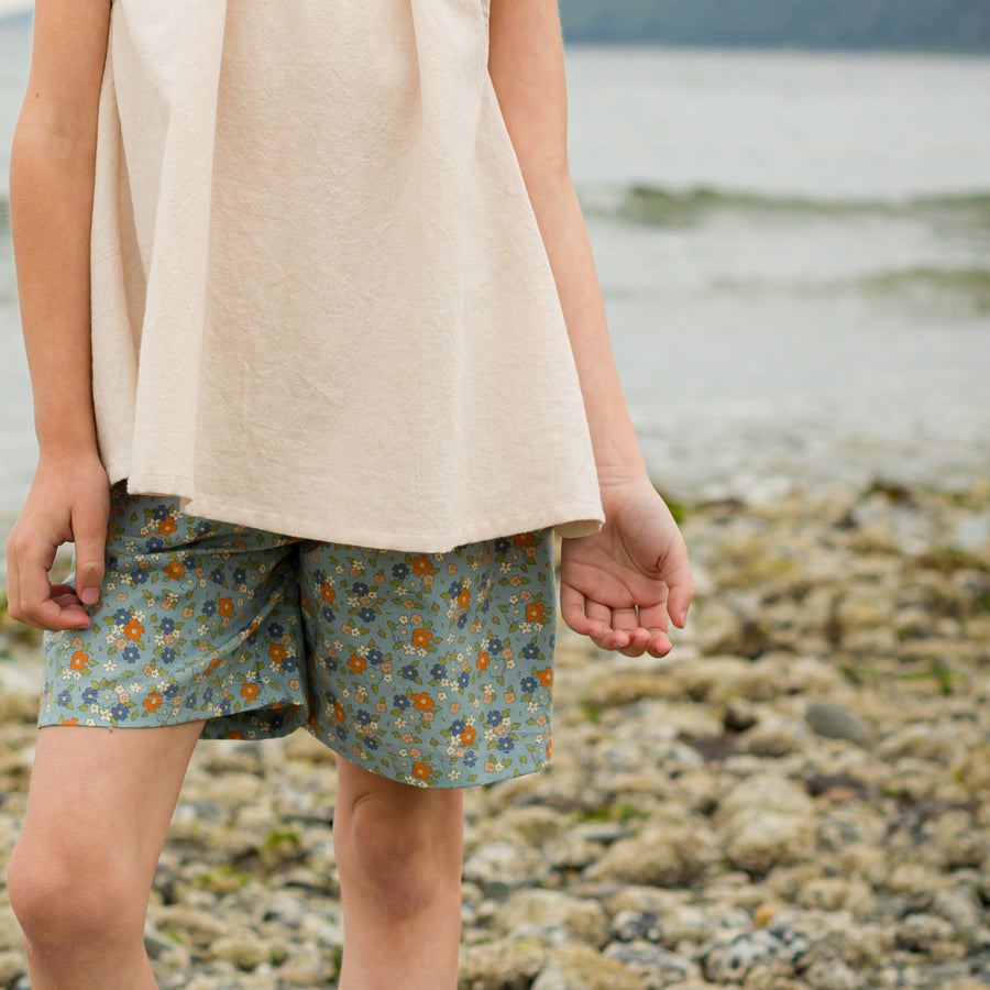 Printed Shorts - Cottage Floral