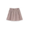 Girls Coral Skirt | Walnut Check