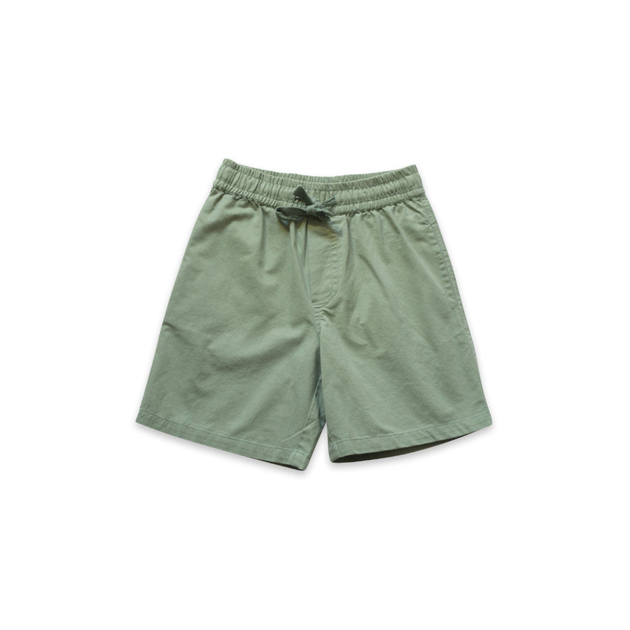 Pull On Straight Shorts | Sage Green